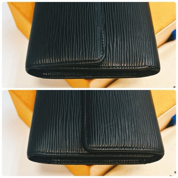 Authentic Louis Vuitton Porte Tresor International Trifold Epi Leather Wallet - Picture 6 of 10